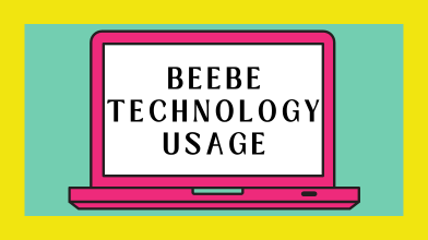  Beebe Technology Usage on a computer background 